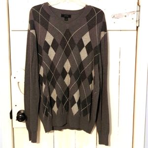 Express Men's Sweater, L Gray